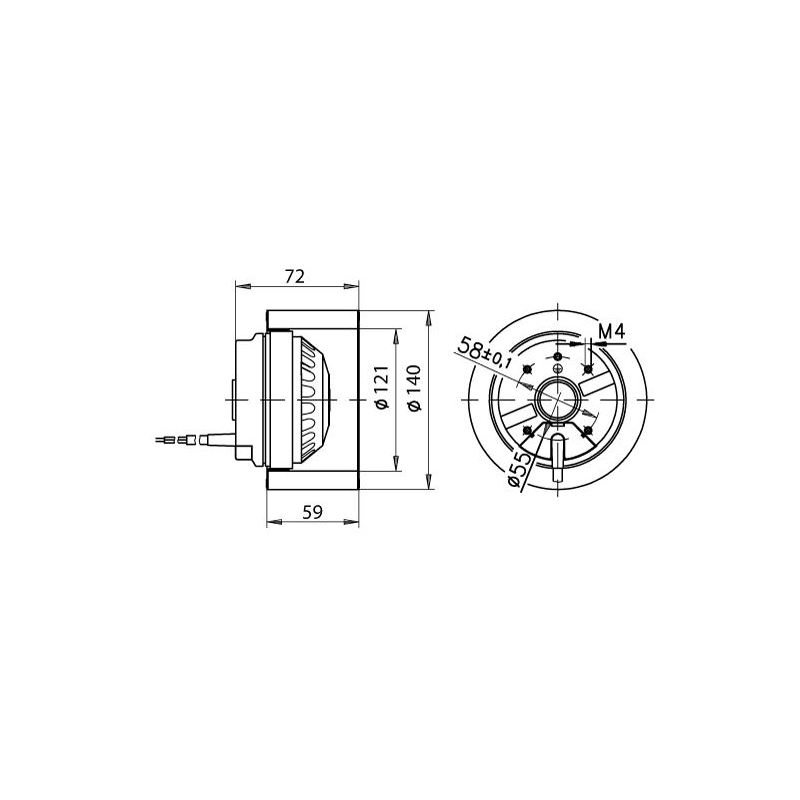 Fläktmotor R2E140-AM28-12