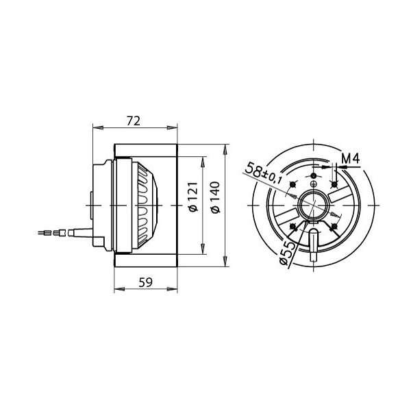 Fläktmotor R2E140-AM28-12