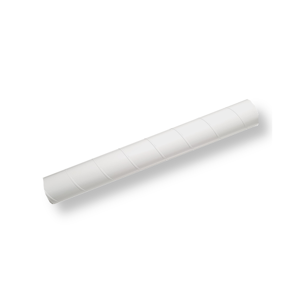 Vitlackat RÖR 100 3m RAL 9003
