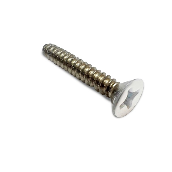 Skruv 5,5x40mm Vit (6-Pack)