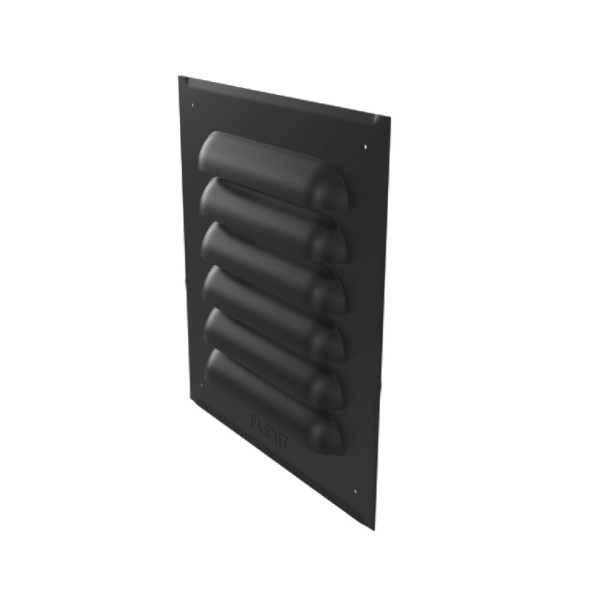 Galler 150x150 svart stål